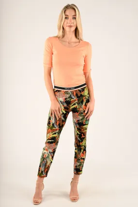 -Marc Cain T-shirt korte mouw Oranje  