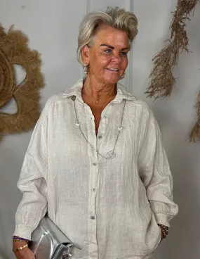Blouse Given 11056 Beige