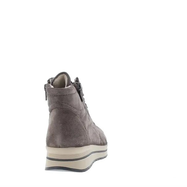 Cypres Soft Dames Hoog City Sneaker Ossido Suede