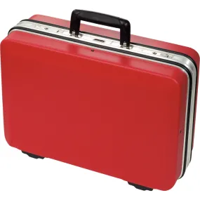Hardschalenkoffer, leeg, rood
