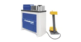 Horizontale plooibank NC sturing 10 ton werkhoogte 150 mm plaatdiktes tot 8 mm 1,1 kW 400V Metallkraft
