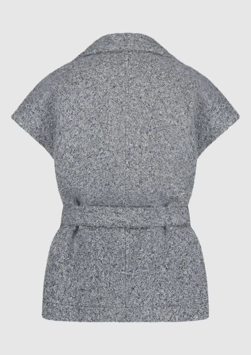 Jenny Gilet Grey Melange