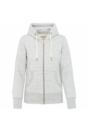 Kariban vintage damessweater met rits KV2307