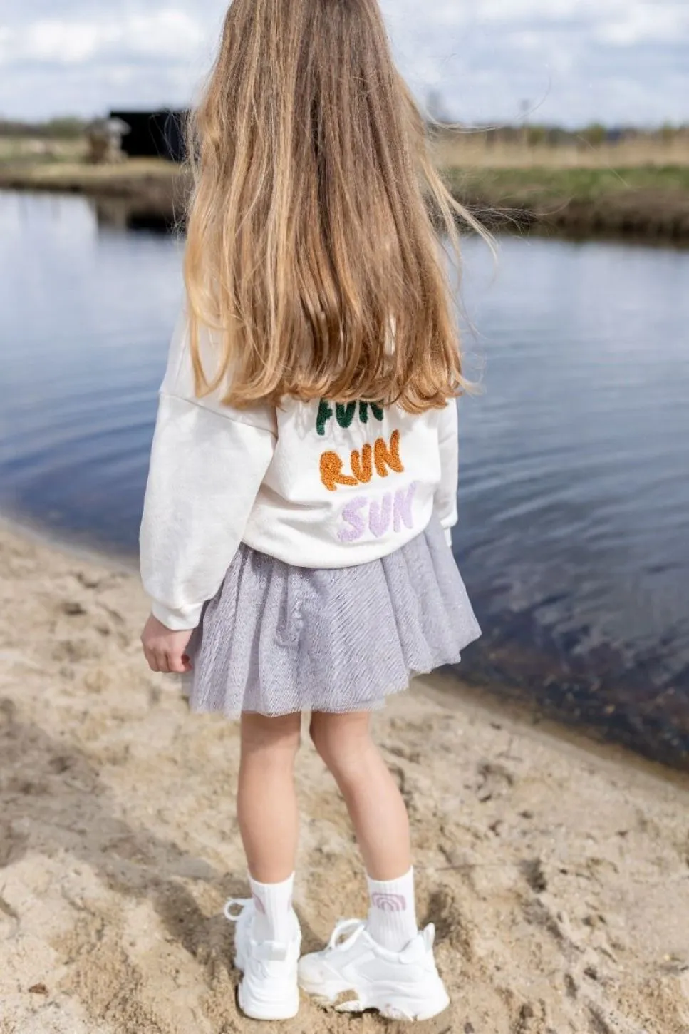 Kids hoodie | Little gang/smile milky | Lässig