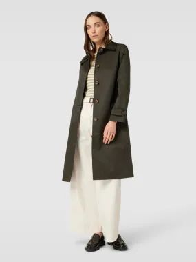 Lauren Ralph Lauren Trenchcoat met riem in olijfgroen