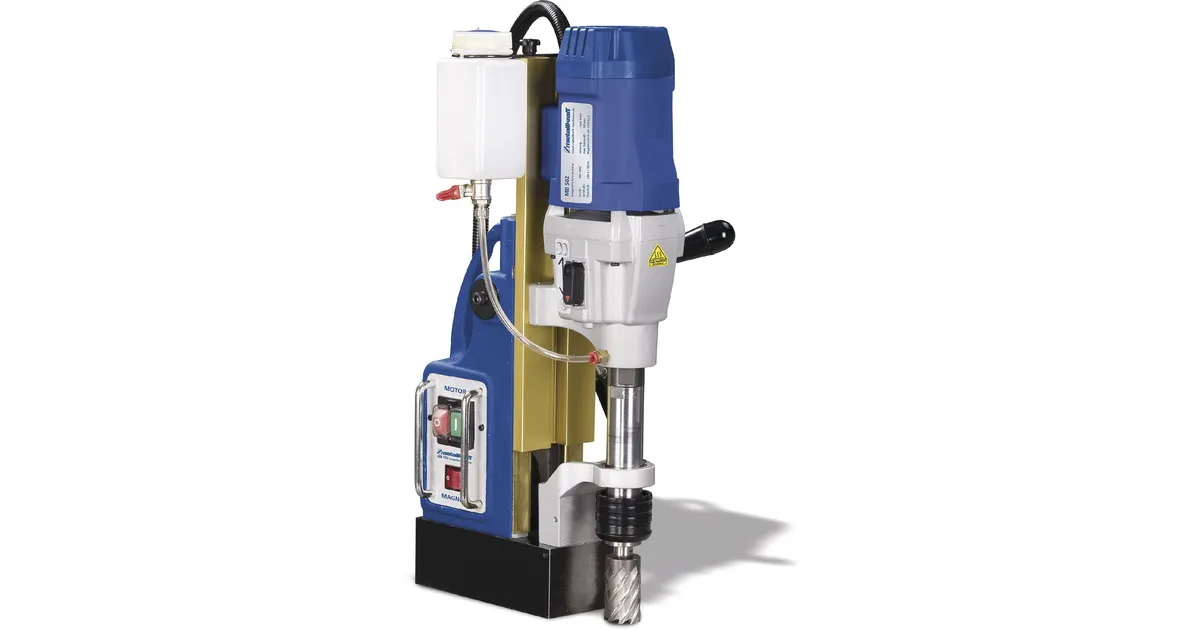 Magneetboormachine kernboren tot ø 50x50 mm 2 kW magneet 32000 N 2 snelheden Metallkraft