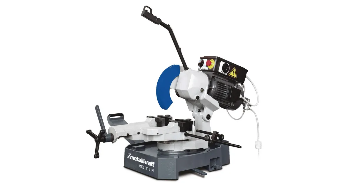 Manuele afkortzaag dia. zaagblad 315 mm  40/80 tpm 1,5/2,2 kW 400V met koelpomp voor staal en ijzer Metallkraft