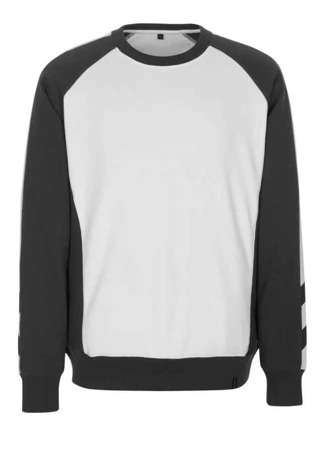 MASCOT® Witten Sweatshirt Wit/Donkerantraciet maat XS