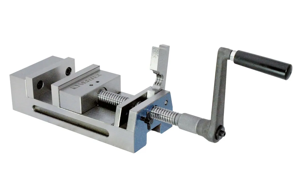 Mechanische boorklem met snelklemming bekbreedte 131 mm klemwijdte 125 mm bekhoogte 36 mm Vertex