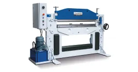 Mechanische hydraulische gemotoriseerde afkantpers 32T werkbreedte 1250 mm plaatdiktes tot 5 mm 3 kW 400V Metallkraft
