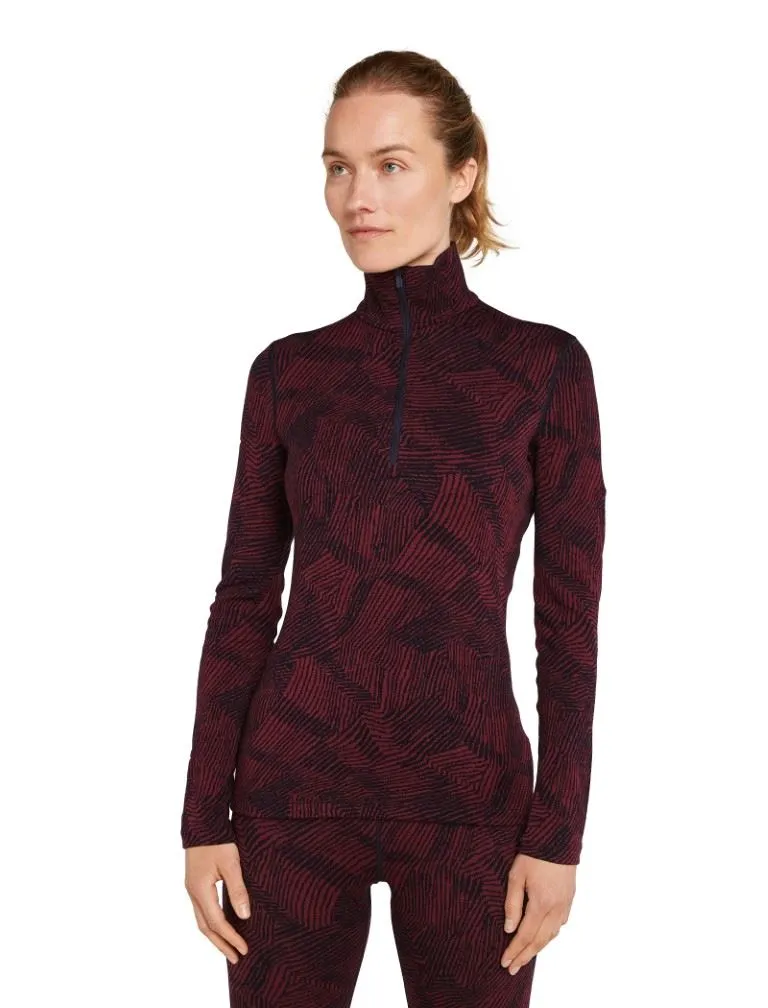 Merino 260 Vertex LS Half Zip Frozen Forms Pully Dames