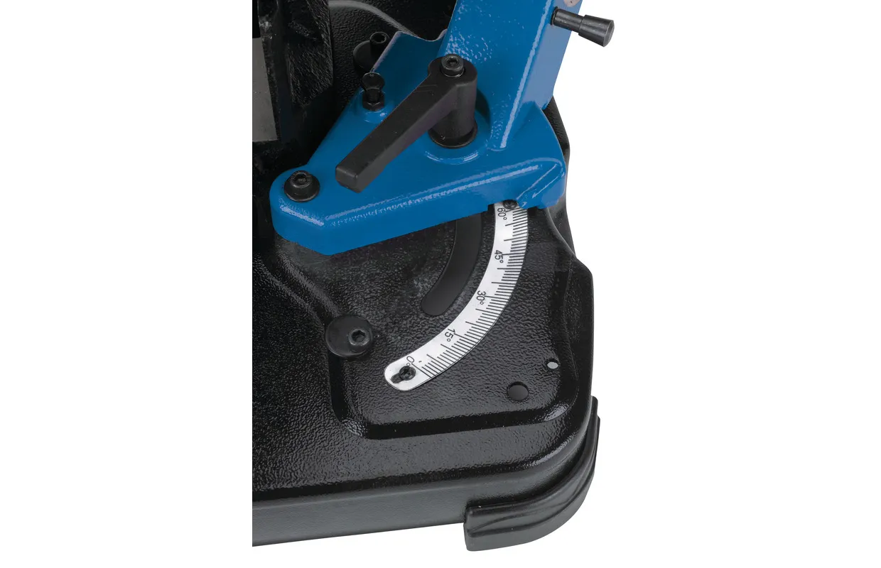 METAALBANDZAAG 060° ZAAGCAPACITEIT ROND 150 MM 2 KW 230V VARIABELE SNELHEDEN 3080 M/MIN MET KOELINRICHTING METALLKRAFT