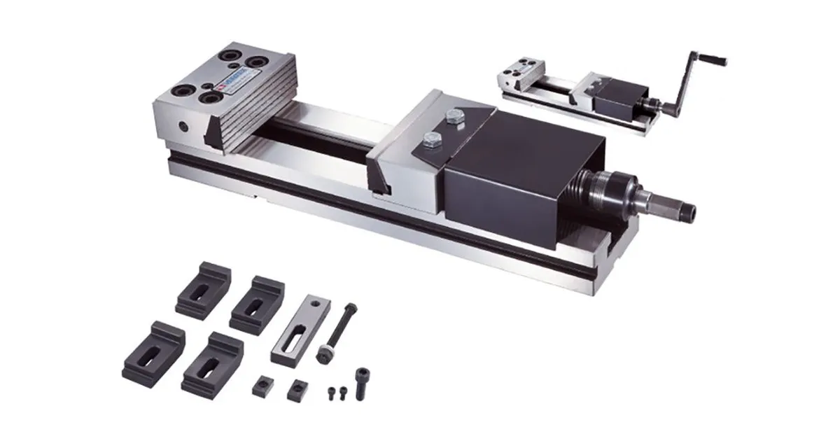 MODULAIRE HYDRAULISCHE MACHINEKLEM LOCKDOWN SYSTEEM BEKBREEDTE 175 MM KLEMOPENING 200 MM BEKHOOGTE 60 MM VERTEX