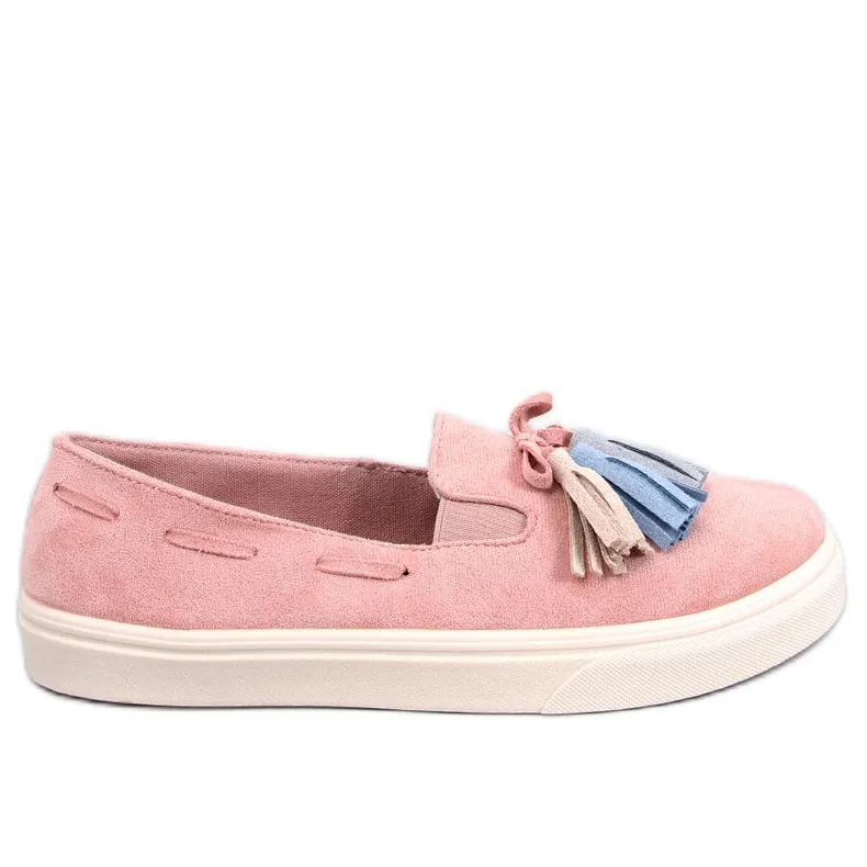 PA1 Lente sneakers met franjes Salma Pink roze