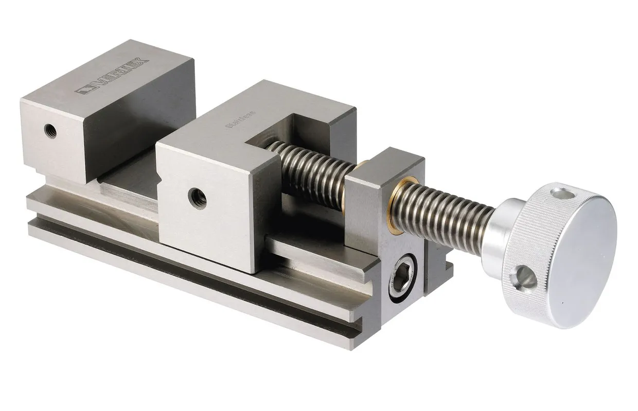 Precisie meet / slijpklem met schroefspil bekbreedte 60 mm klemwijdte 30 mm bekhoogte 23 mm Vertex