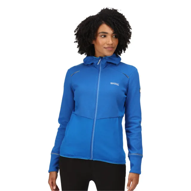 Regatta Dames textured fleece full zip hoodie