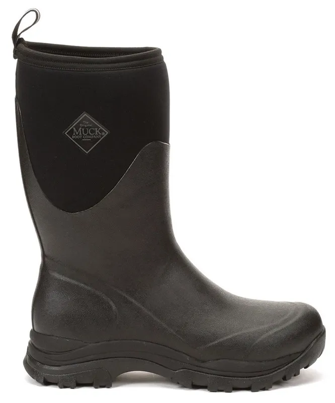 Regenlaars Muck Boot Men Arctic Outpost Mid Black