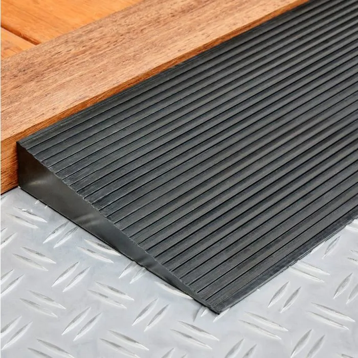 Rubberen drempelhulp 10 mm