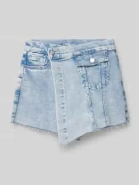 S.Oliver skort light blue denim Rok Blauw Meisjes Stretchdenim Effen 140
