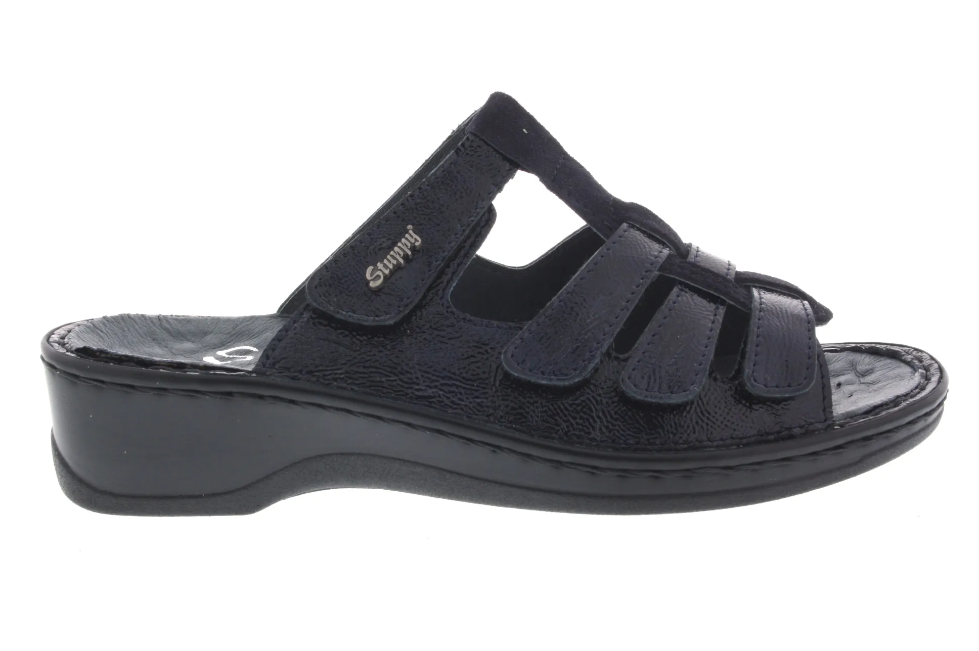 STUPPY 1553501009 SLIPPERS DONKERBLAUW