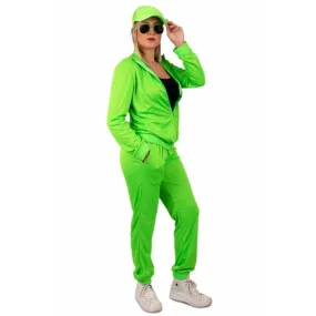 Trainingspak dames neon groen
