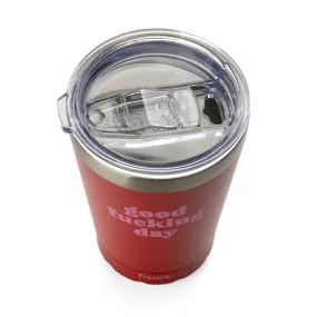 Tumbler thermos ''Good fucking day'' red