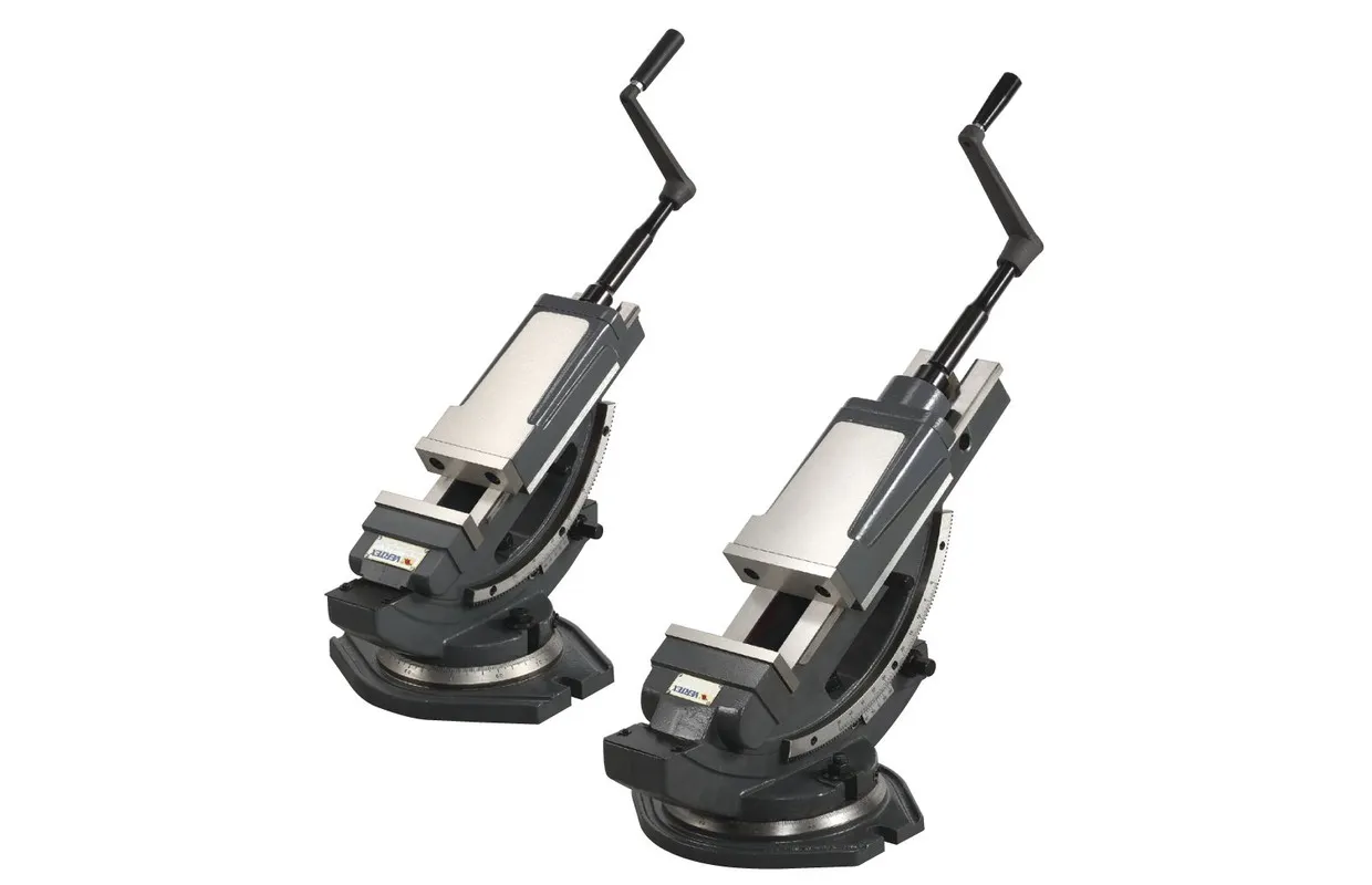 TWEEASSIGE HYDRAULISCHE FREESKLEM BOOSTER SYSTEEM BEKBREEDTE 110 MM 3 KLEMWIJDTES TOT 170 MM BEKHOOGTE 36 MM VERTEX