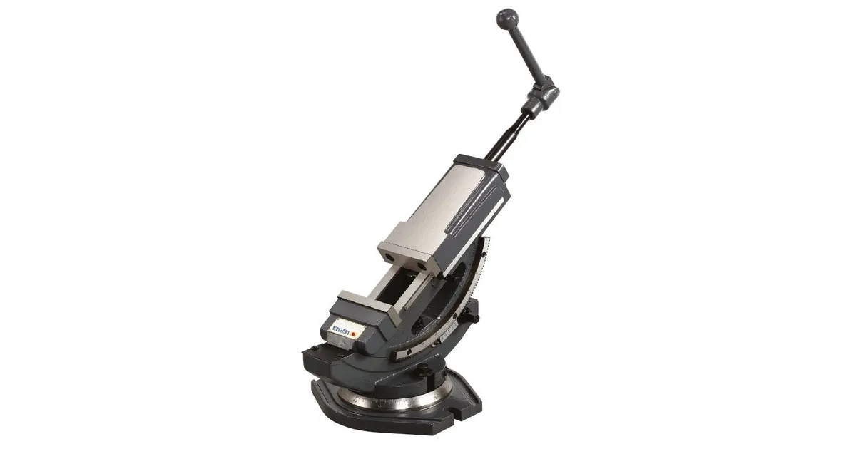 TWEEASSIGE MECHANISCHE FREESKLEM MET GROTE BEKOPENING BEKBREEDTE 110 MM KLEMWIJDTE 220 MM BEKHOOGTE 36 MM VERTEX