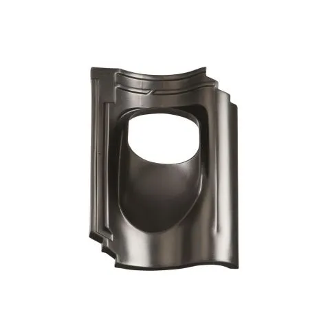 UBBINK 0170033 KUNSTSTOF DOORVOERPAN ZWART Ø 131  25° 45°