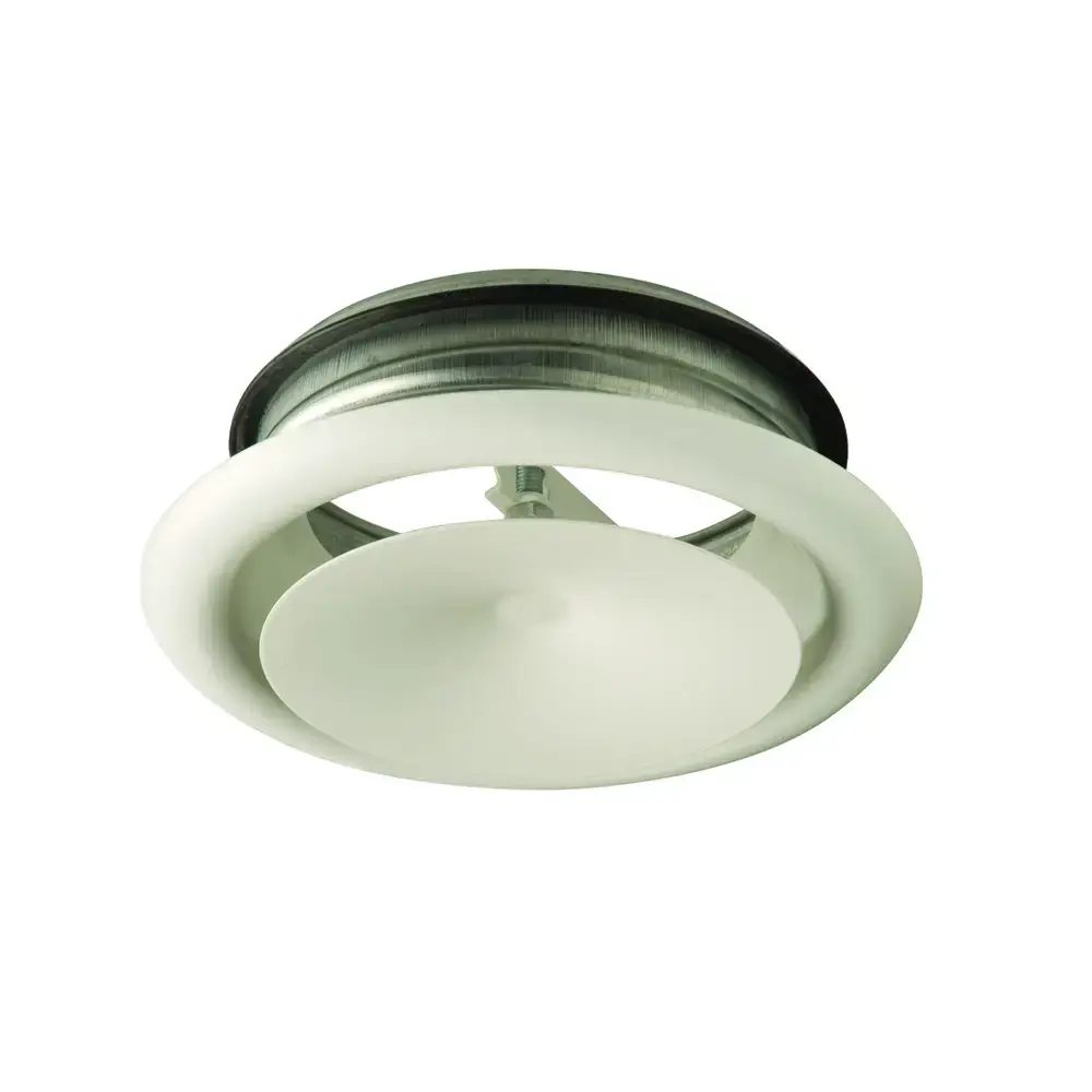 Ubbink Air Excellent Ventiel Toevoer Metaal Wit Ø125mm