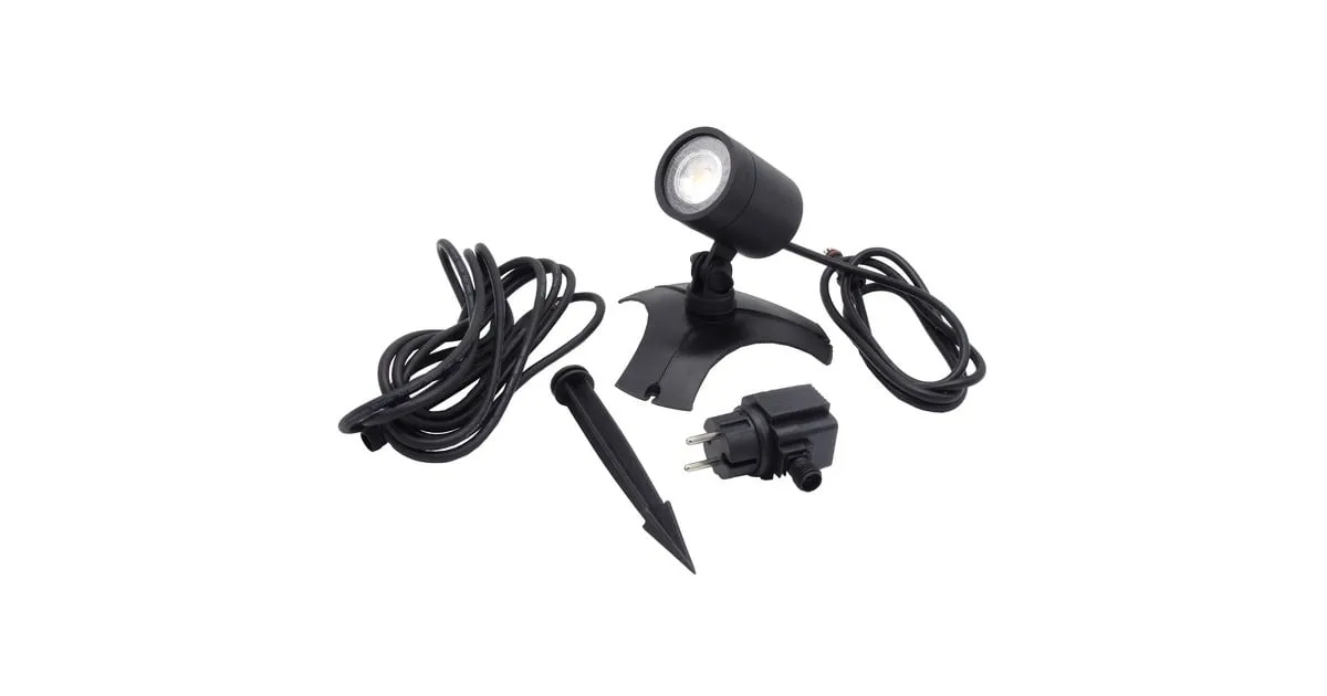 Ubbink AquaSpotlight Power LED onderwaterverlichting ledlamp (Zwart)