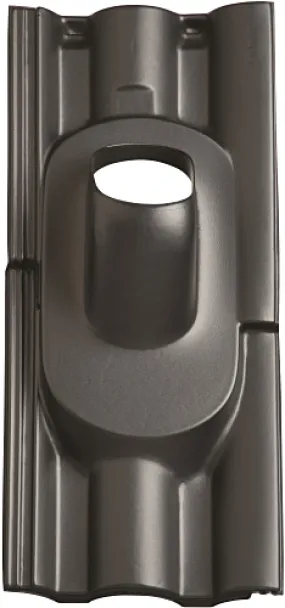 Ubbink dakdoorvoerpan 131 Neroma 35-55° 2-pans NER zwart