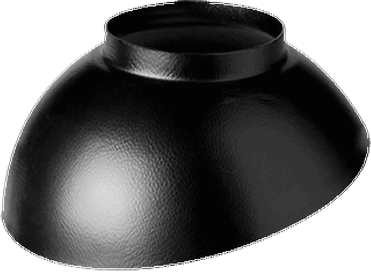 UBBINK DAKDOORVOERSCHAAL Ø131MM  525º  ZWART  0544170