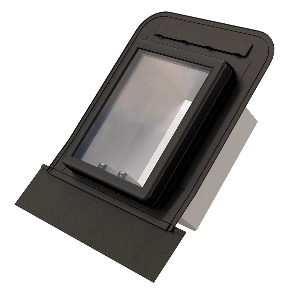 UBBINK DAKRAAM PURILAN LUMINO ZWART MET HR++ GLAS EN UBIFLEX INDEKSTUK 350121