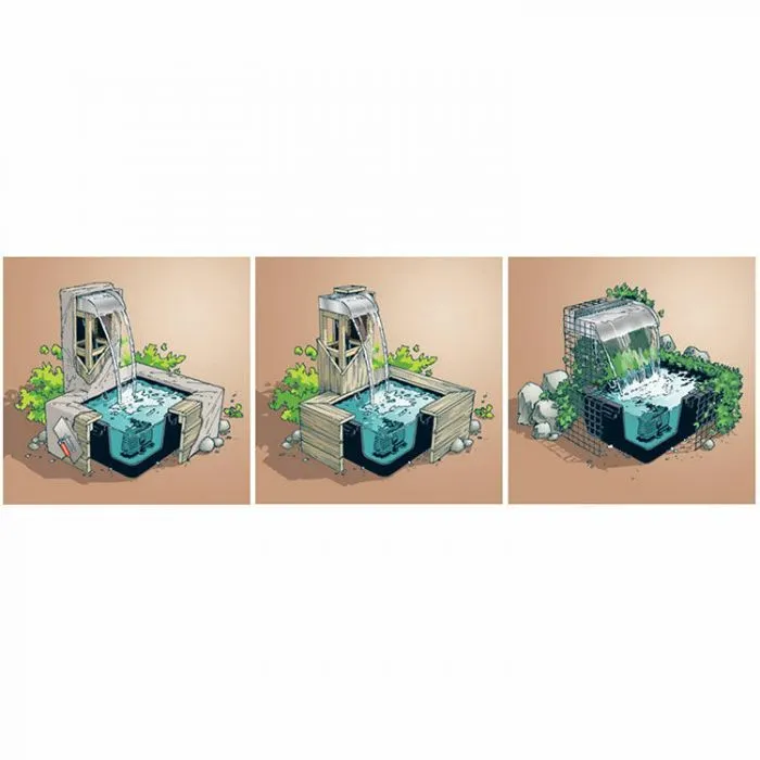 Ubbink Nevada 60 LED Waterval, set met vijverpomp