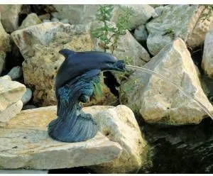 Ubbink Spuitfiguur dolfijn 18 cm 1386020