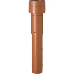 Ubbink Ventub dakdoorvoer ventilatie Ø 131 x 1020 mm natuurrood