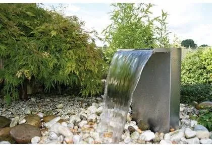 Ubbink Waterfall Met Led Venezia Roestvrij Staal 1312088