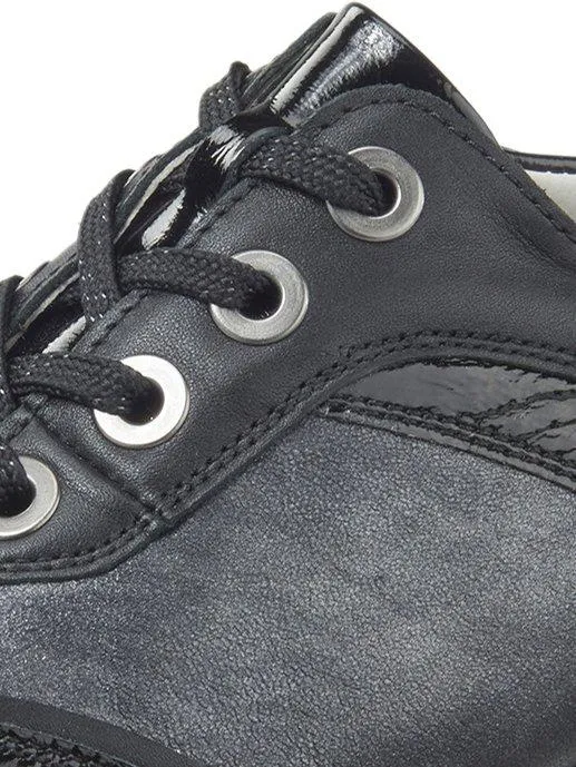 Waldläufer Veterschoenen Hesima van leer
