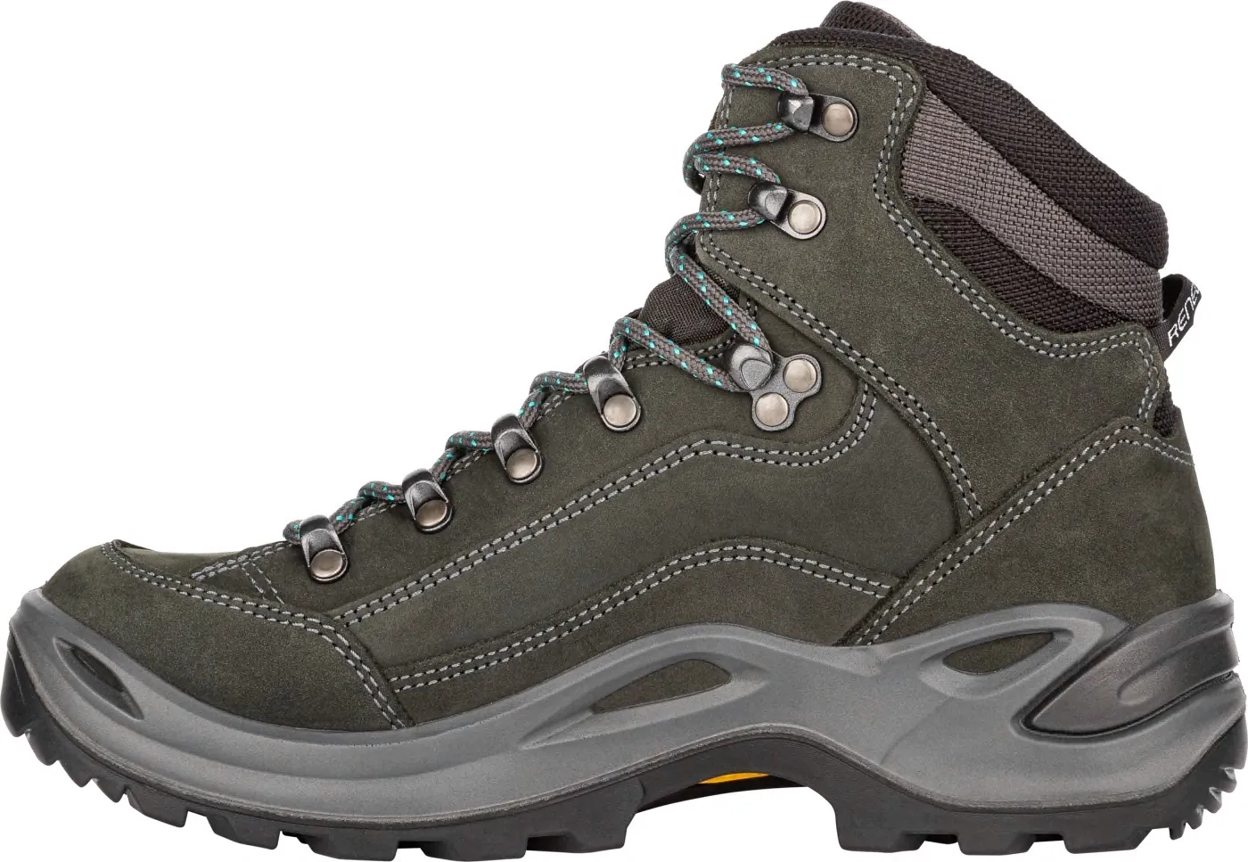 Wandelschoen Lowa Women Renegade GTX Mid S Asphalt Turquoise